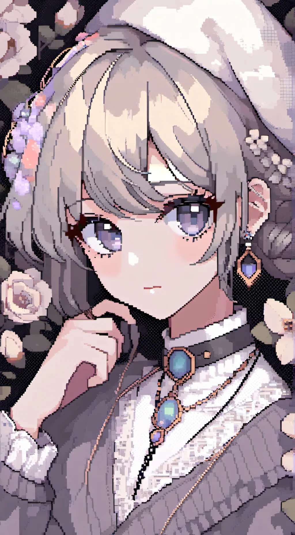 ai character: Rose background