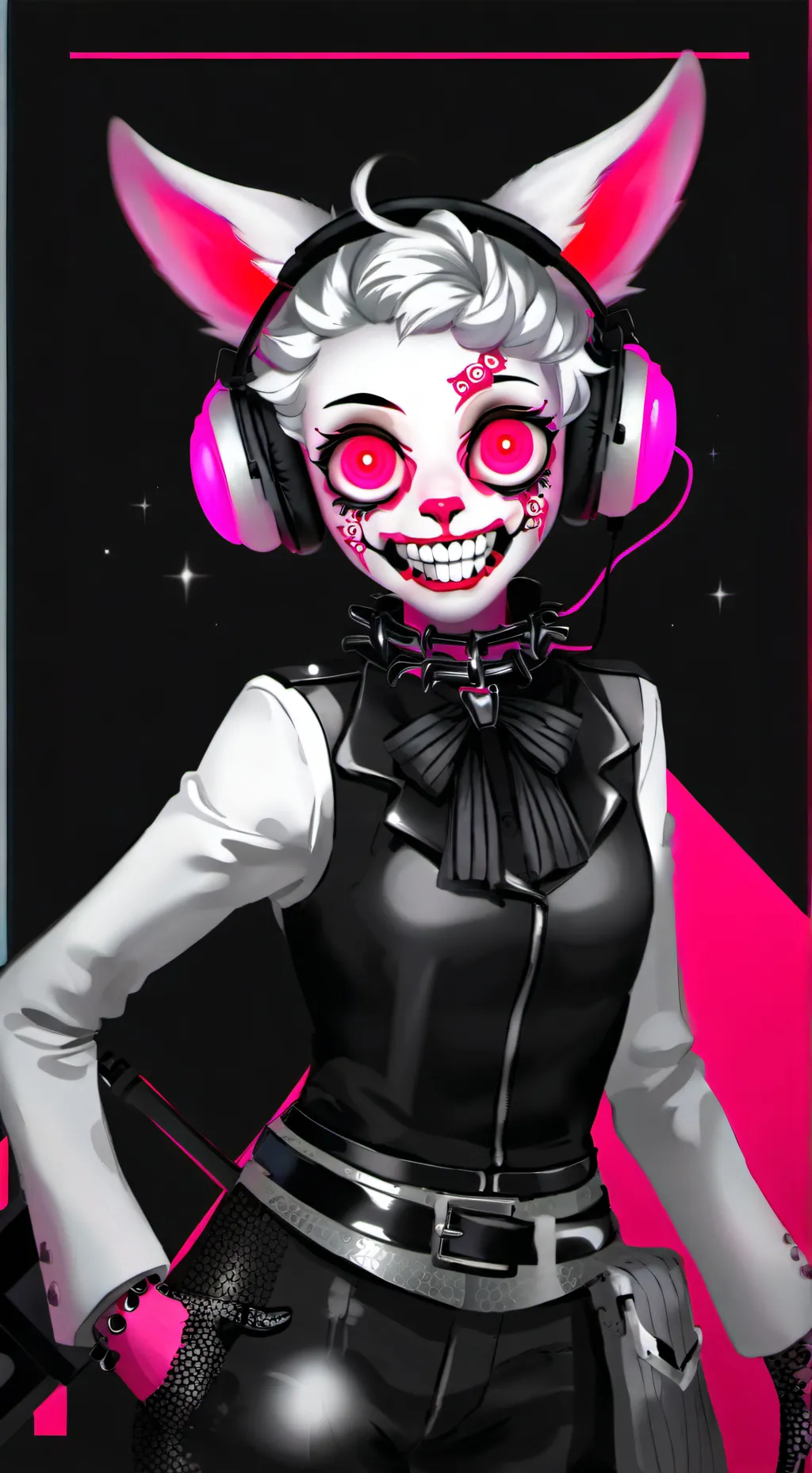 ai character: Glamrock Mangle background