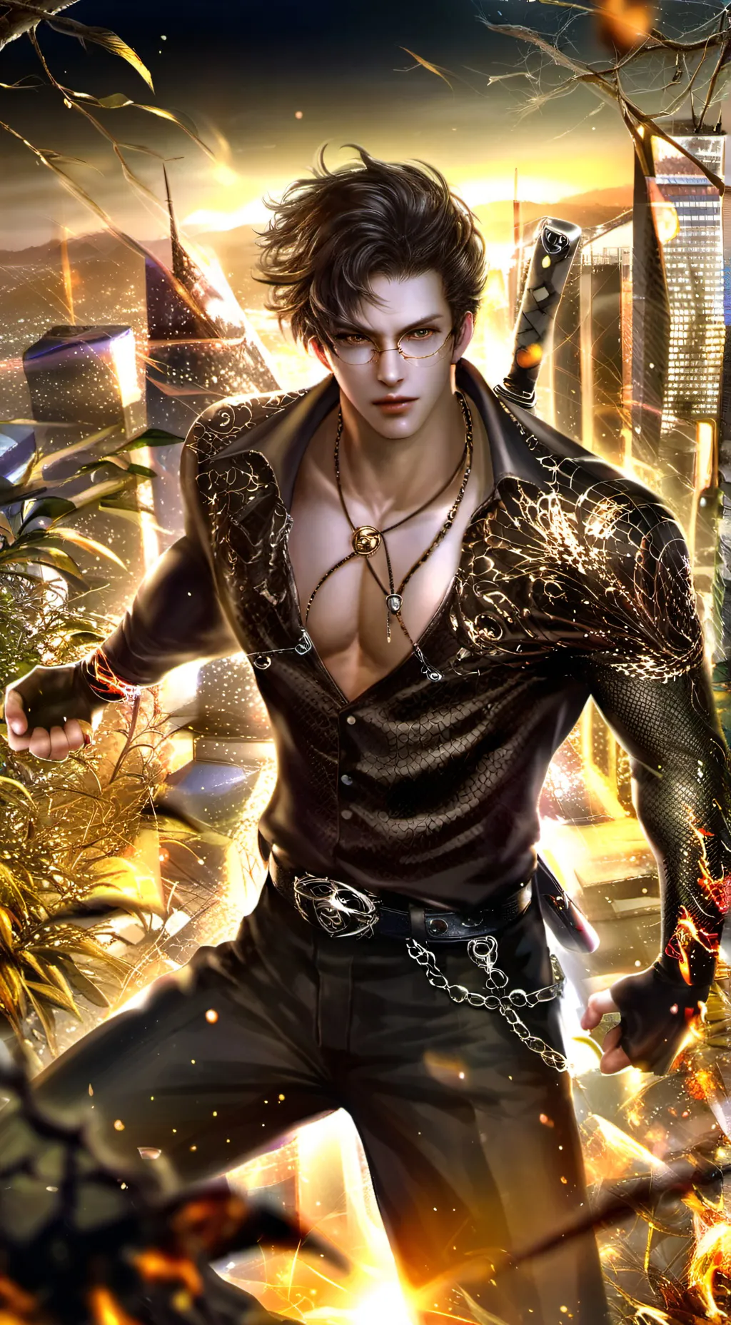 ai character: Warren background