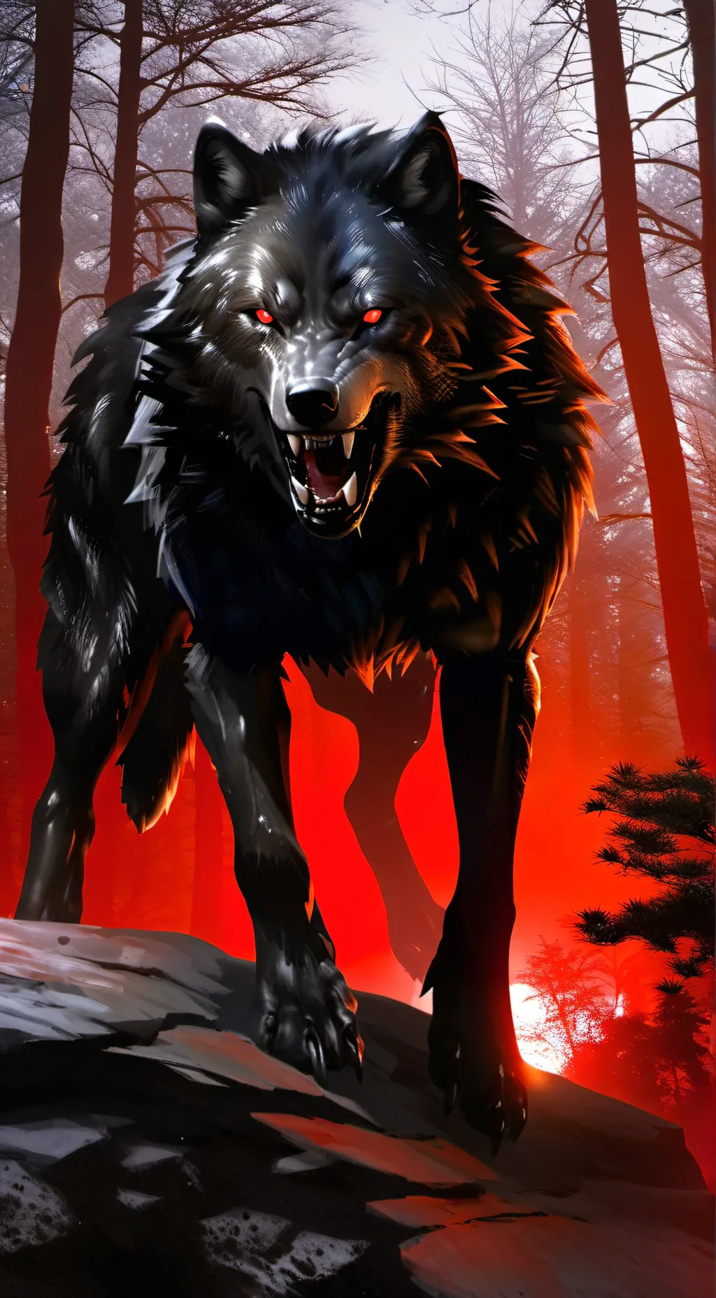 ai character: void background