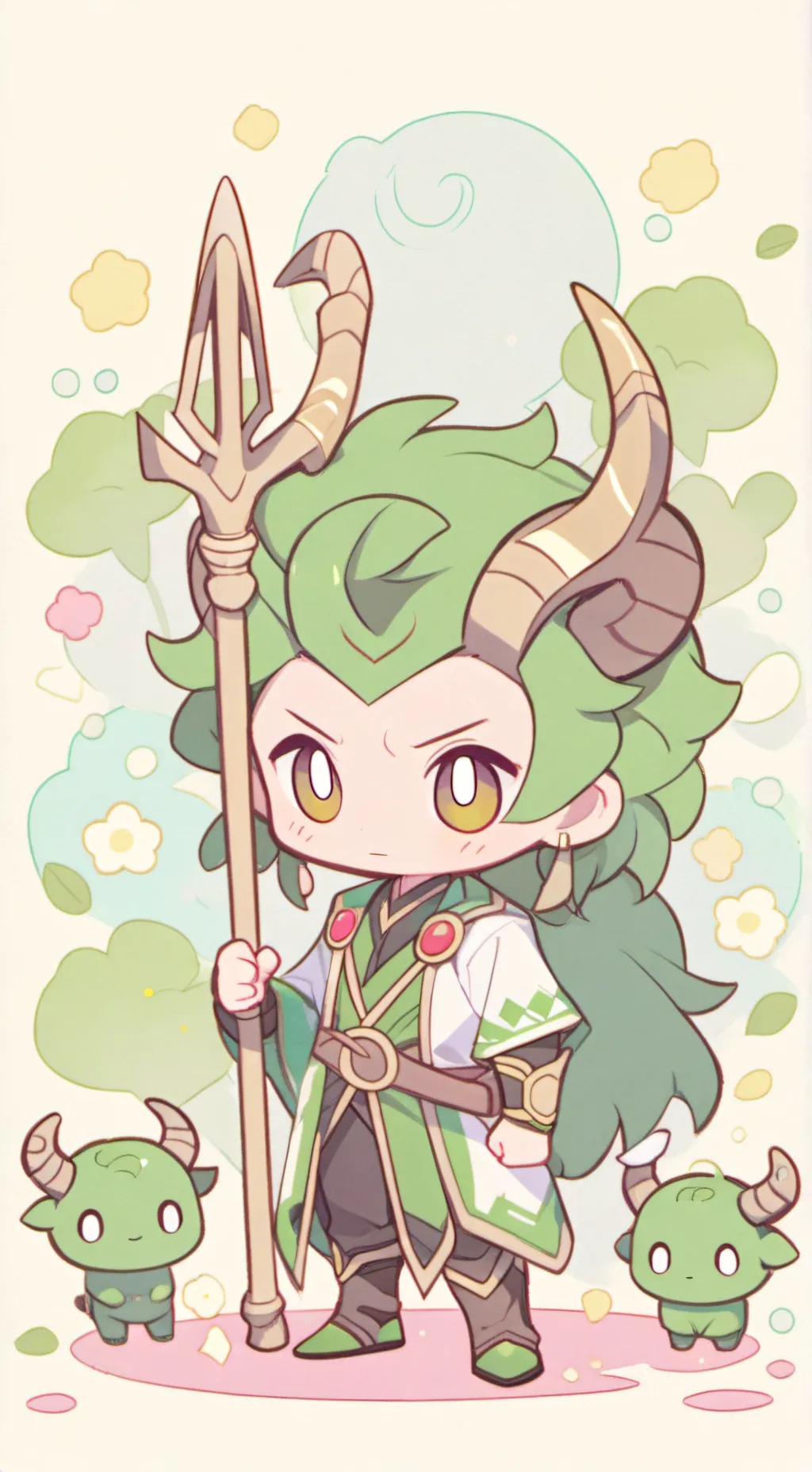 ai character: Loki=girl background