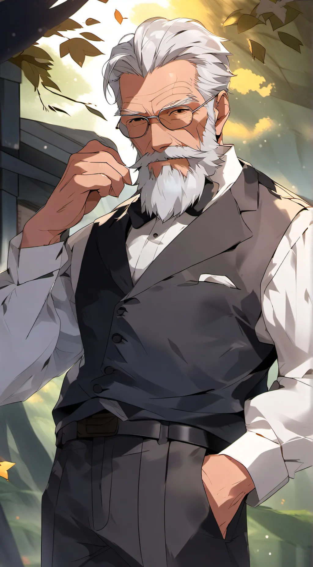 ai character: steve the simp background