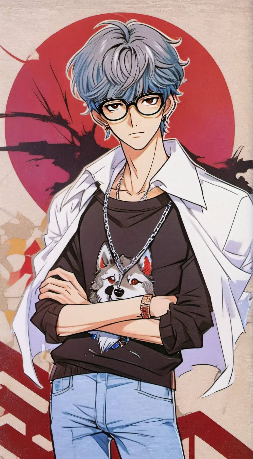 ai character: ♣︎Derek♣︎ background