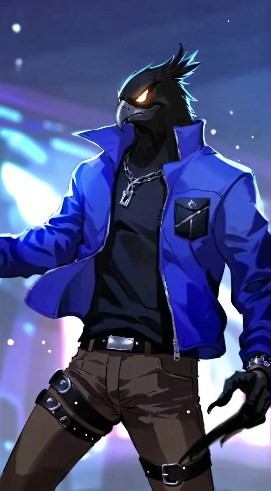 ai character: Crow Bs background