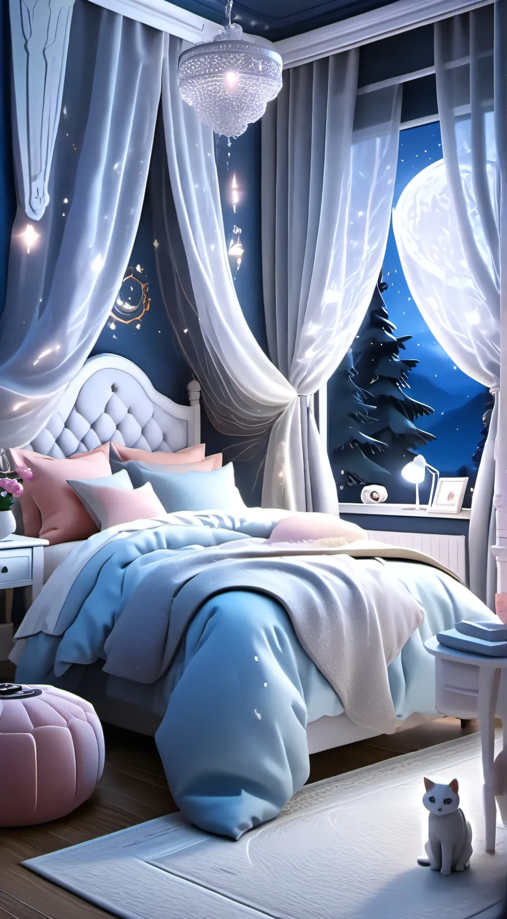 ai character: MHA Sleepover background