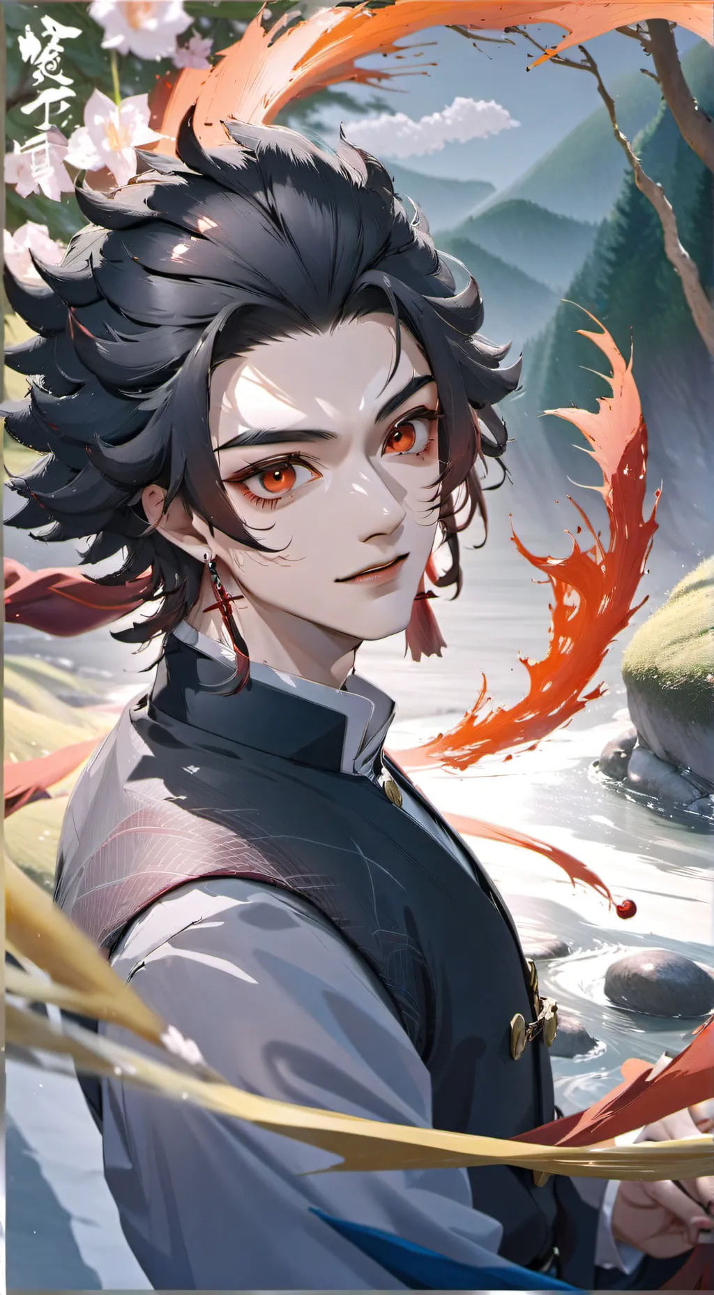 ai character: Make you smile DS background