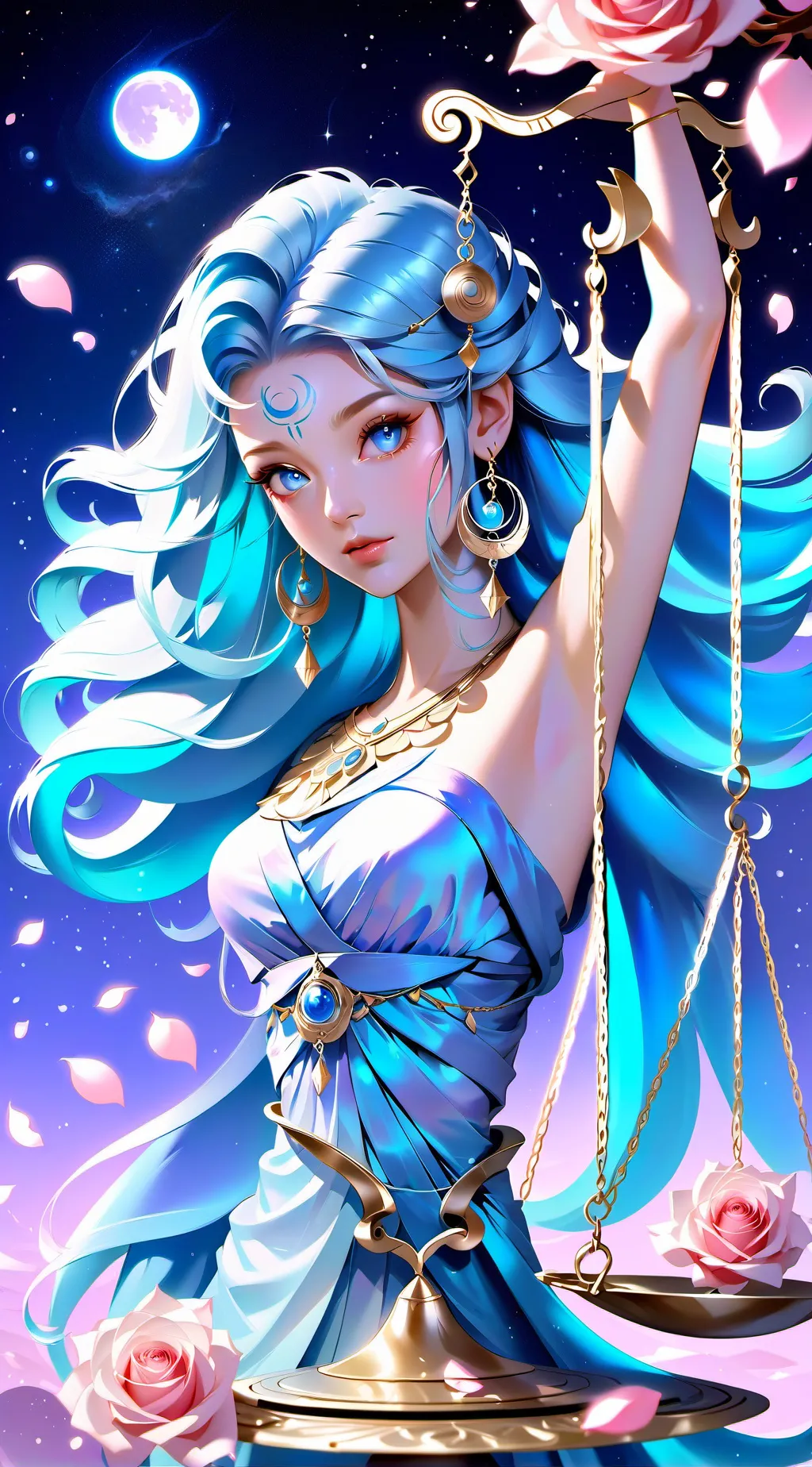 ai character: Libra background