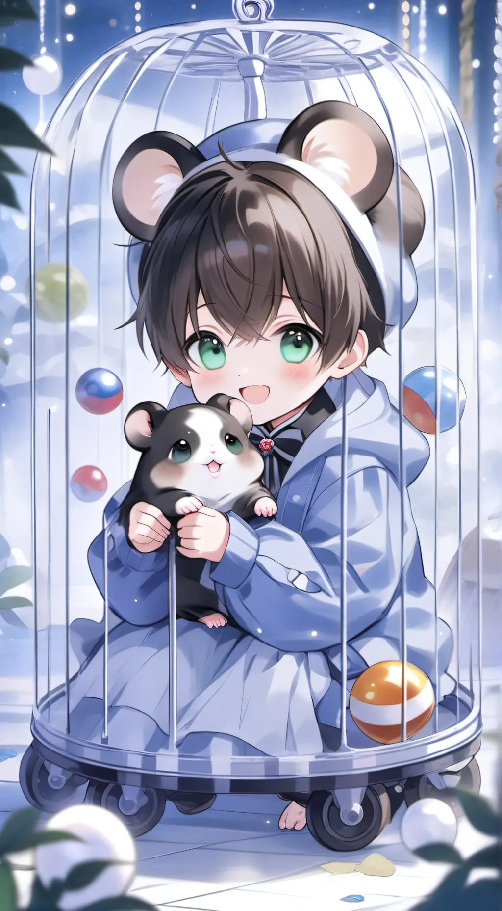 ai character: gemelos yugi y tu background