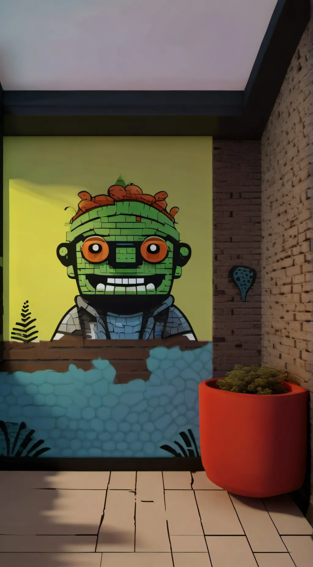 ai character: Vee background