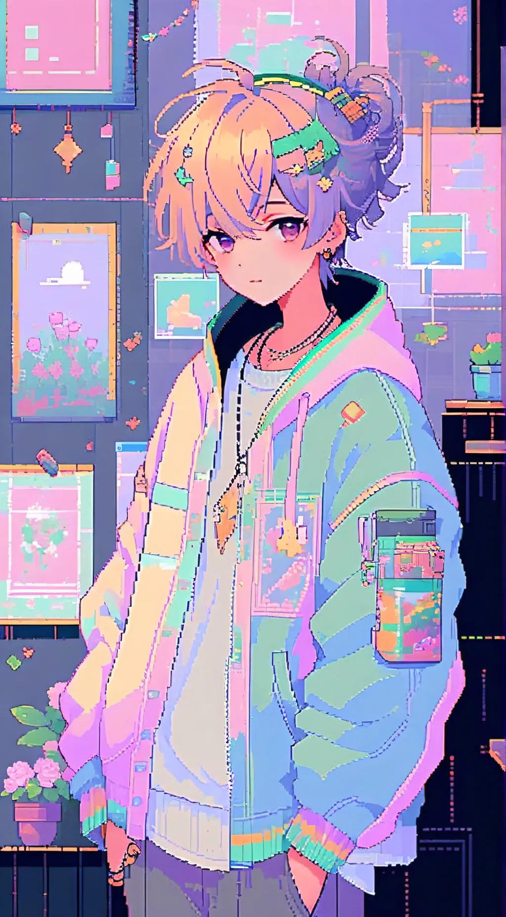 ai character: 💜BTS💜 background