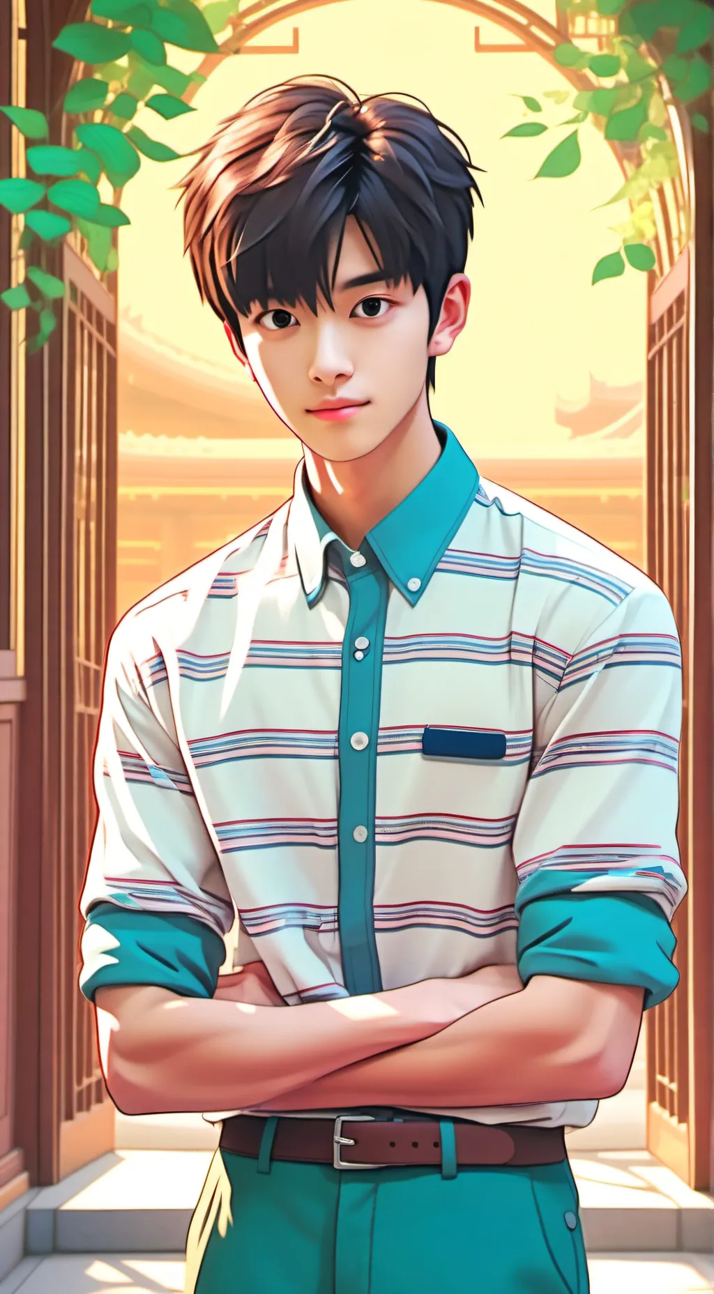 ai character: Ethan x You background