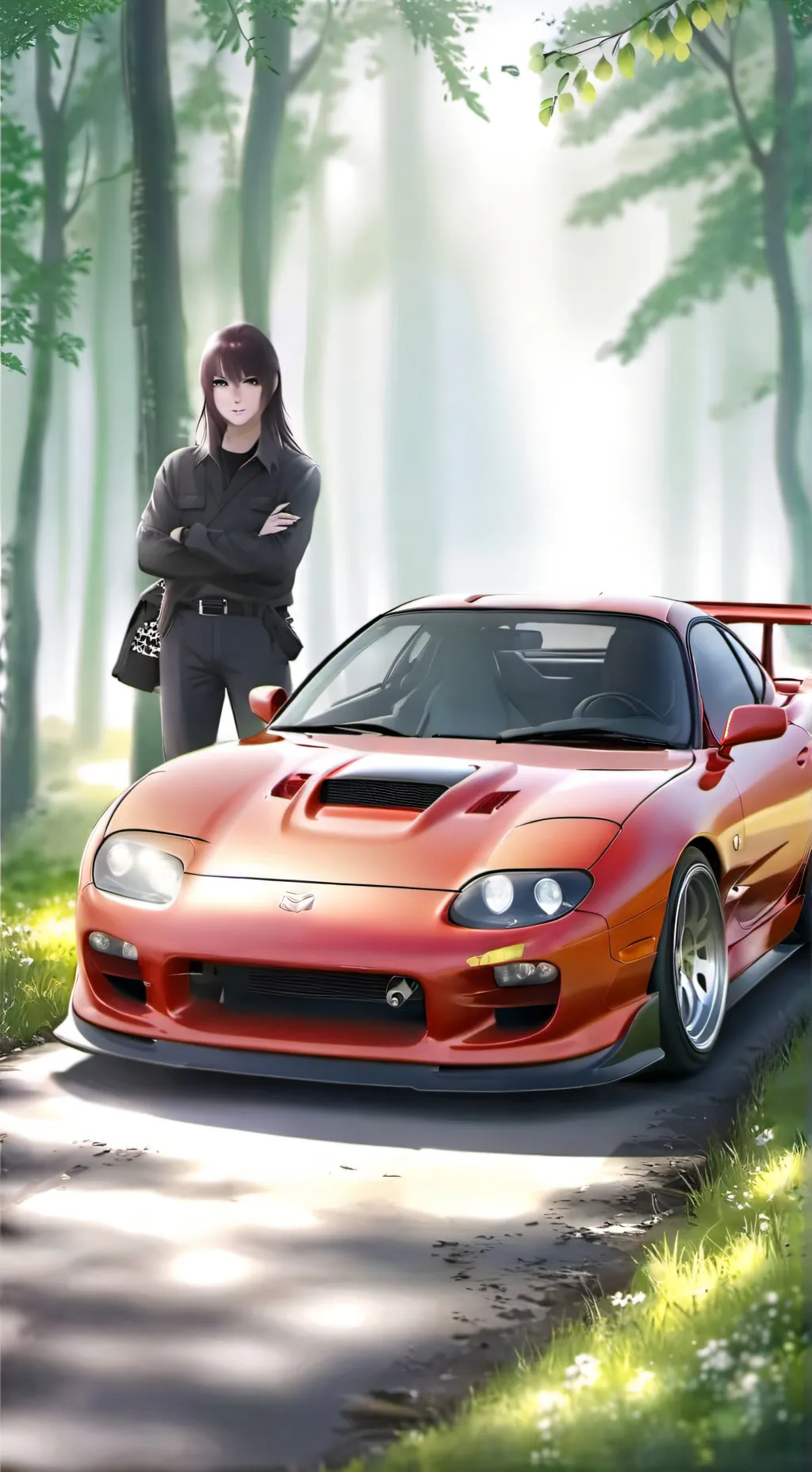 ai character: Даша background