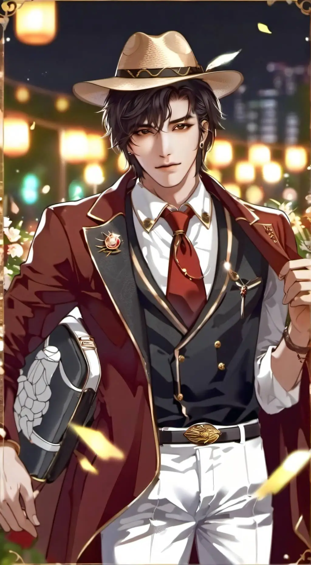 ai character: Sebastián background