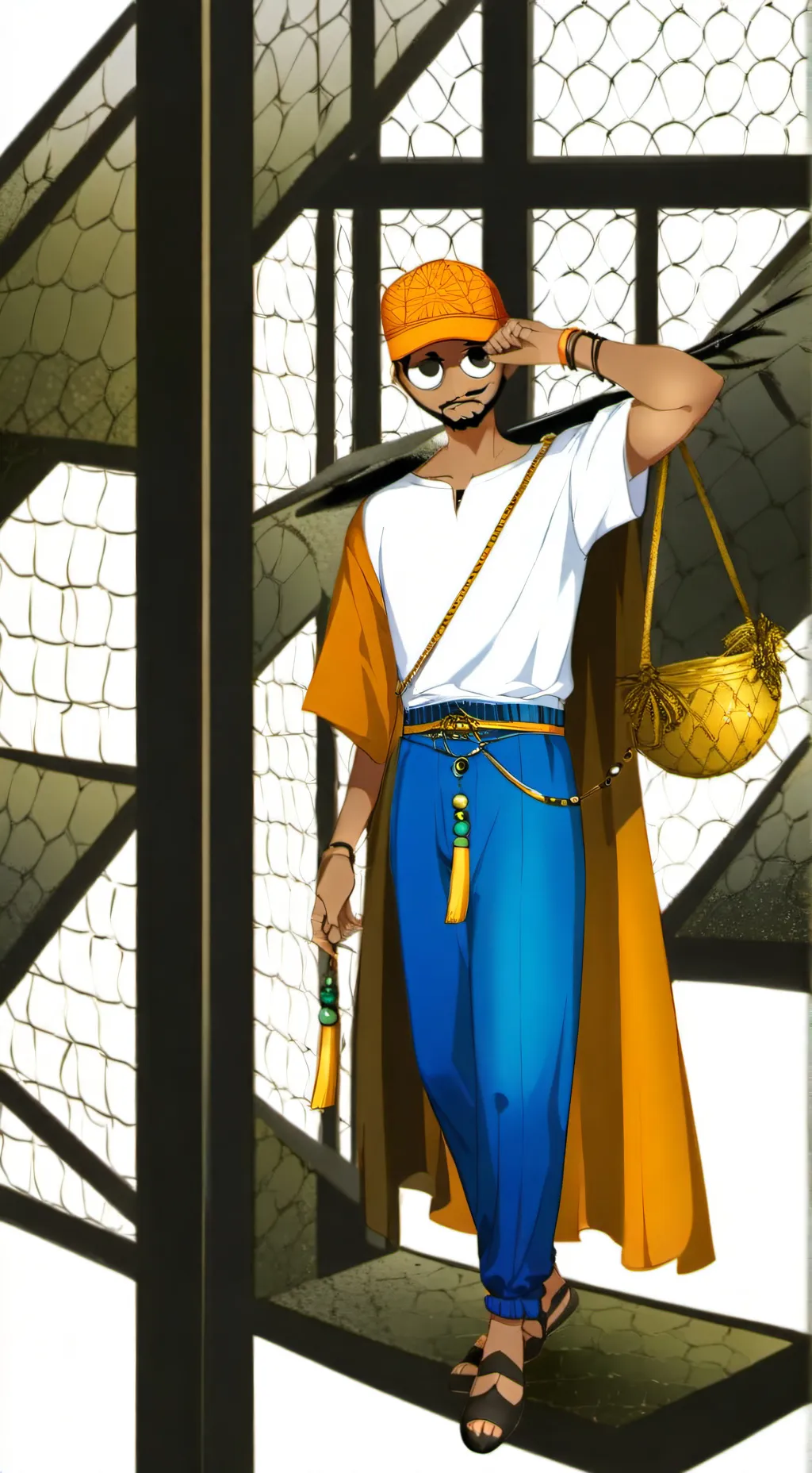 ai character: BURD background