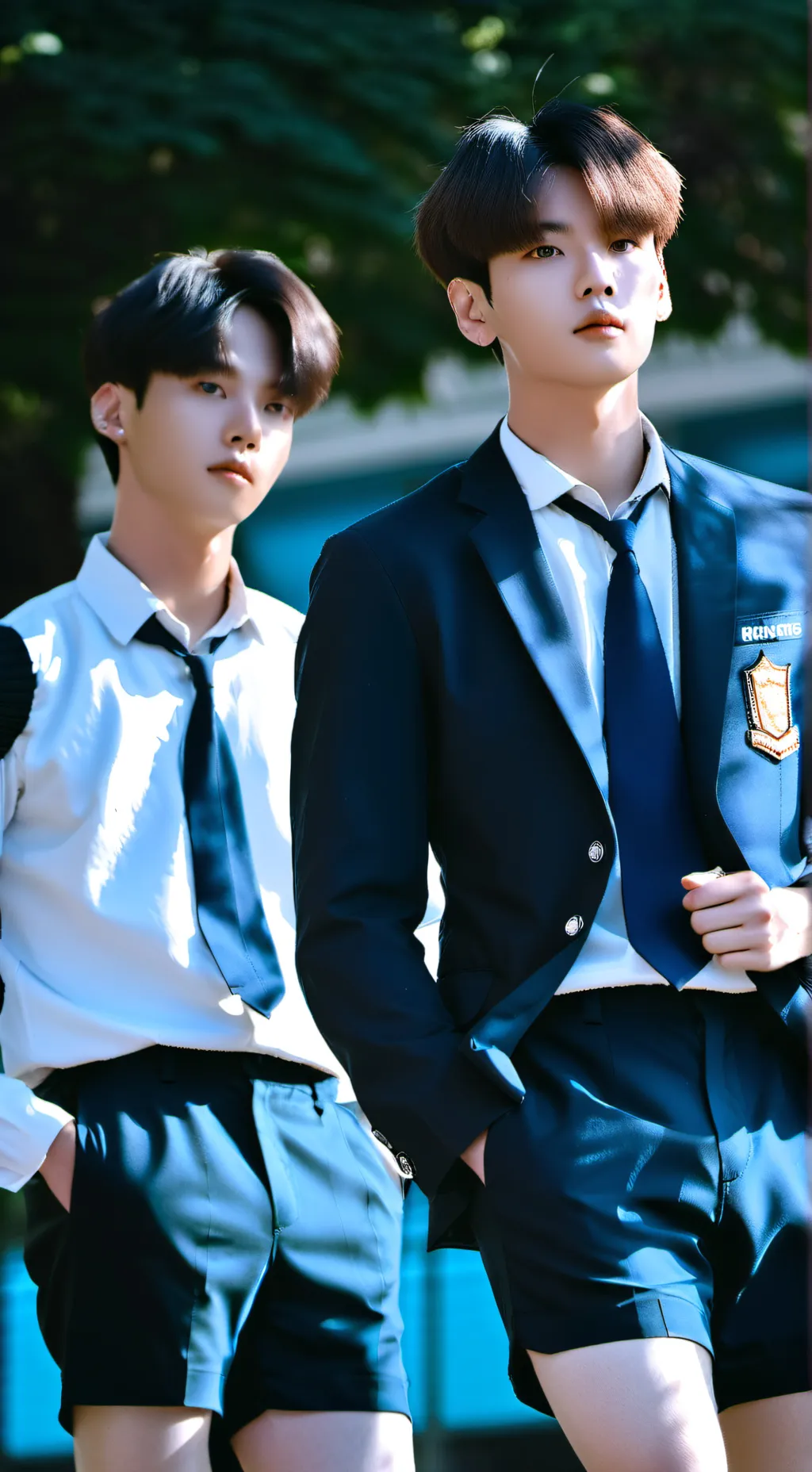 ai character: BTS TERRIFIED background