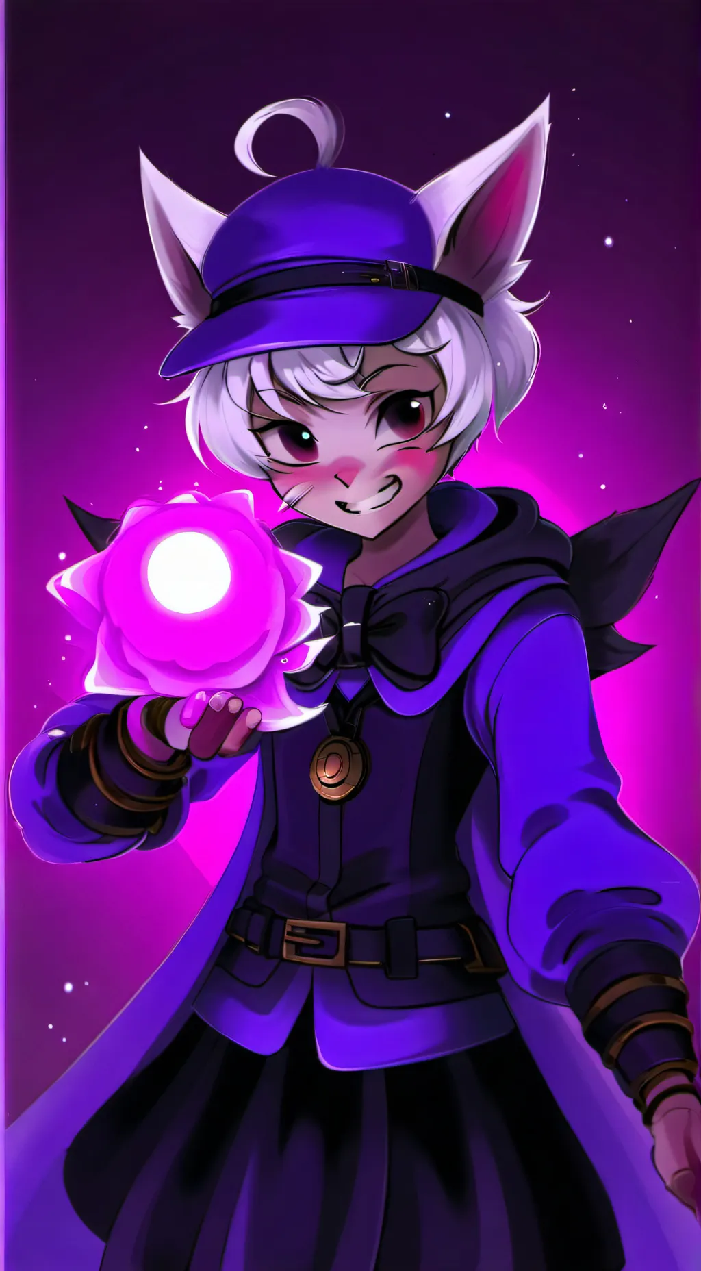 ai character: Cat nap background