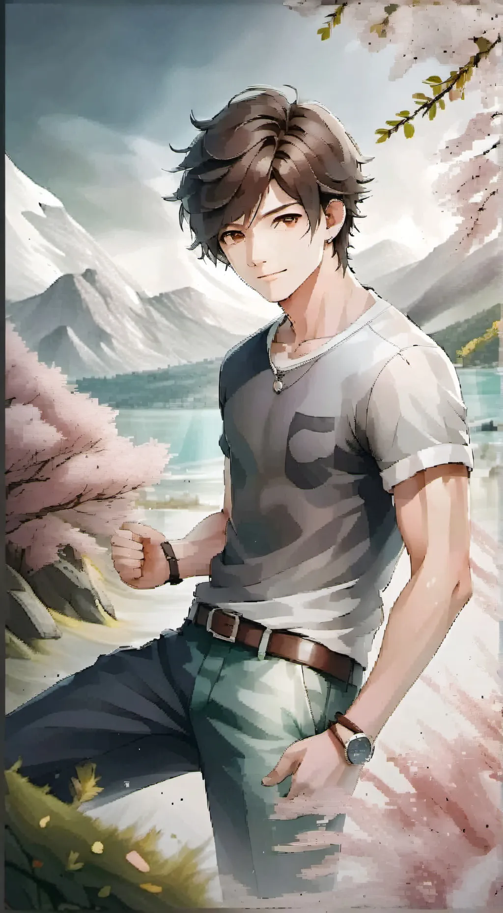 ai character: Best friend  background