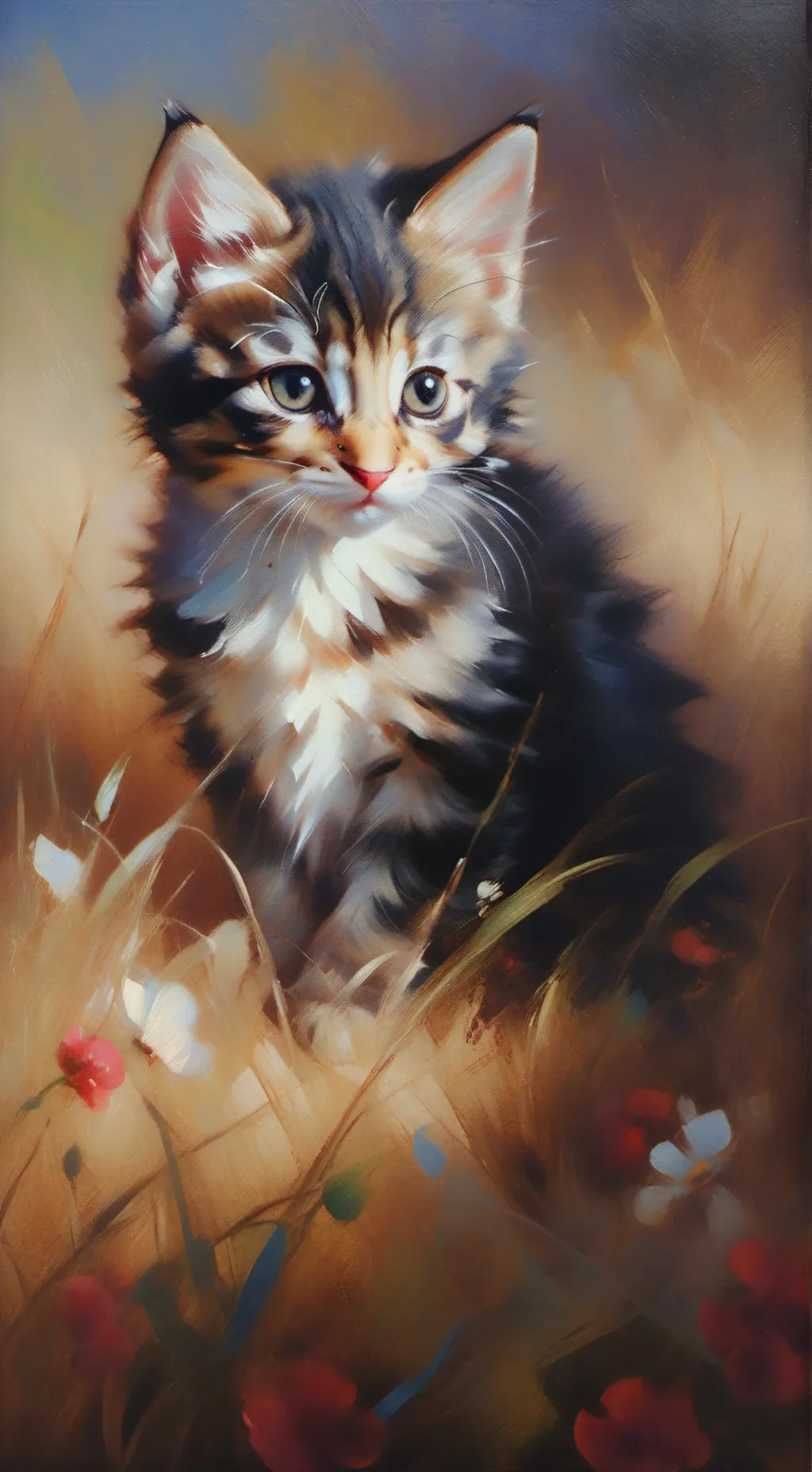 ai character: Kitten background