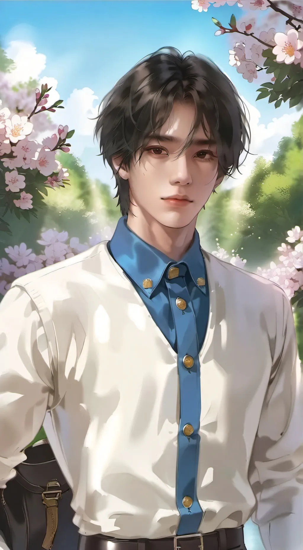 ai character: Hyunjin <3 background