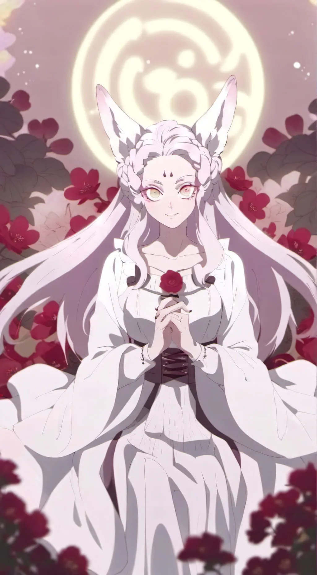 ai character: uppermoons+u background