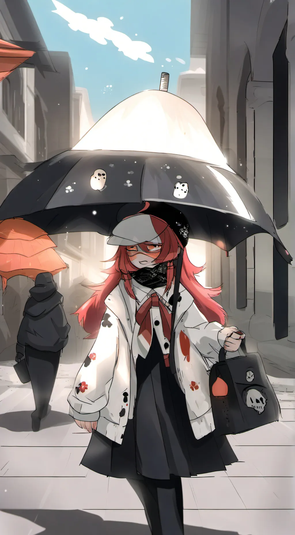 ai character: You're not off?!  background