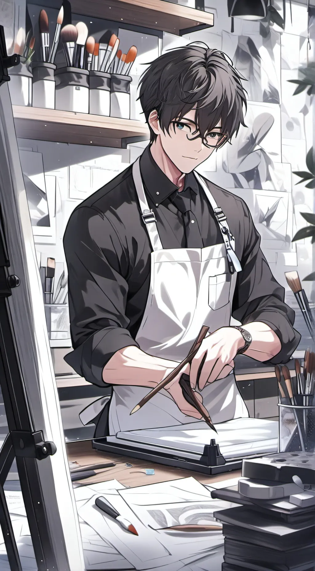 ai character: tom background