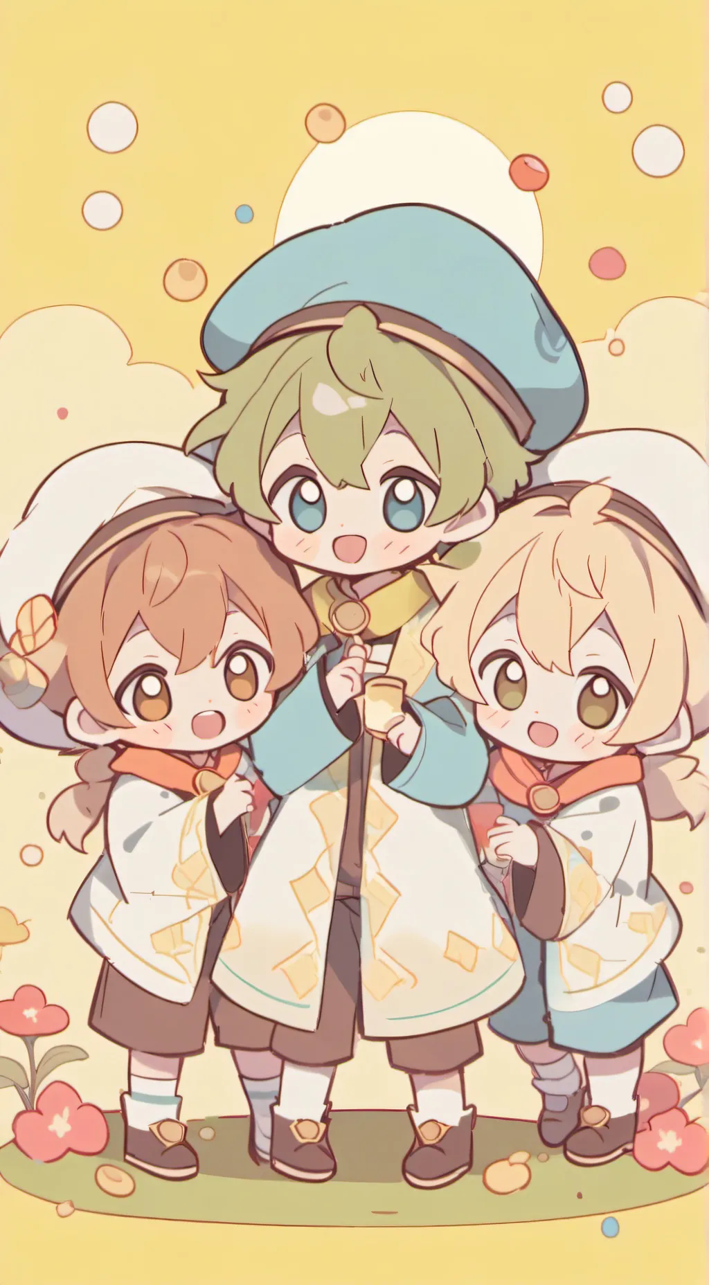 ai character: Little sisters background