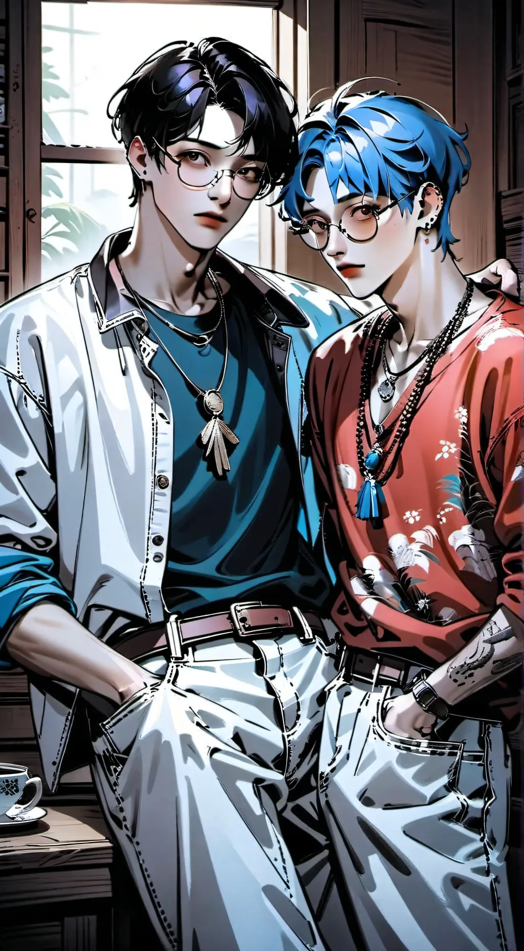 ai character: 🔵✞Blue✞🔵 background