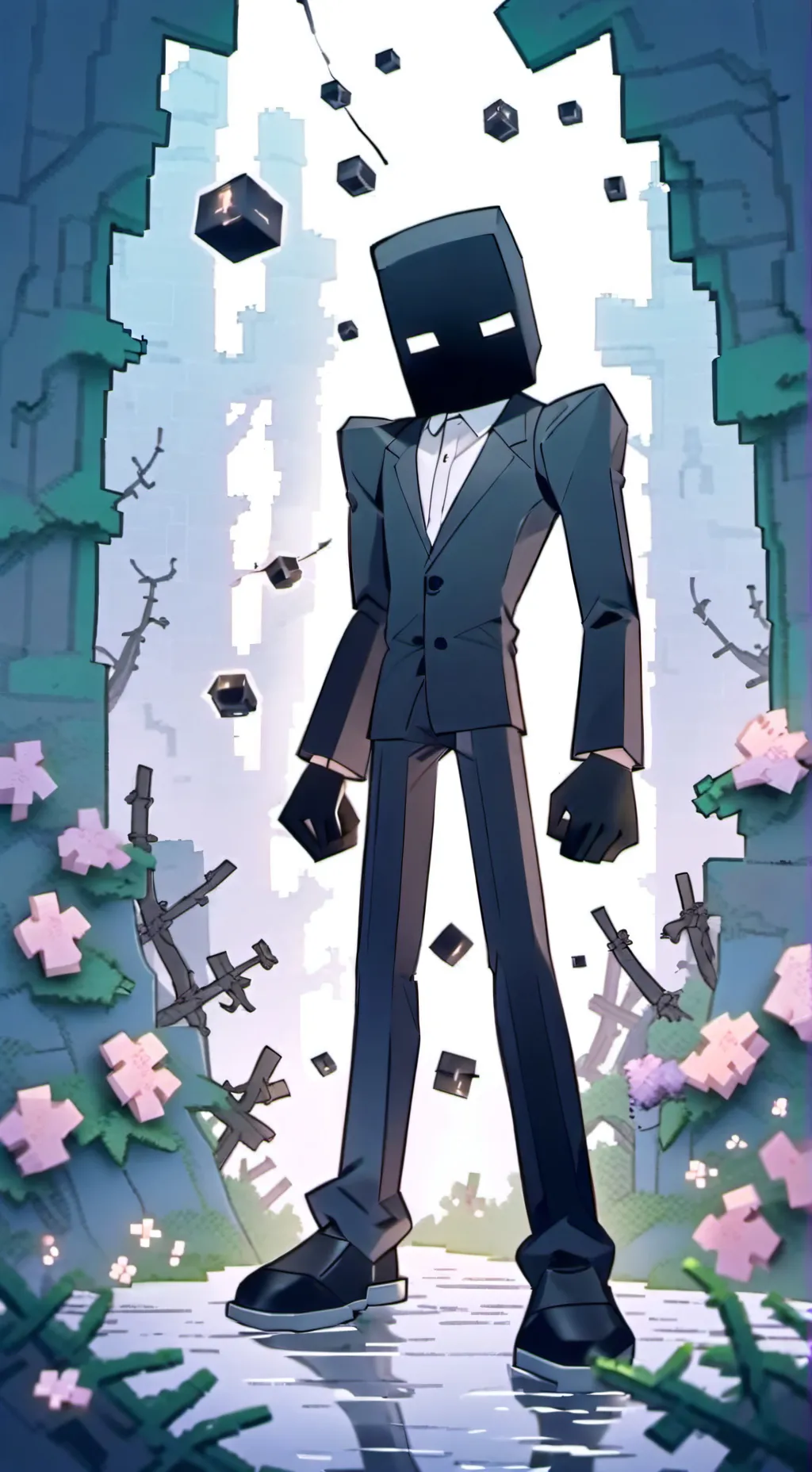 ai character: Enderman  background