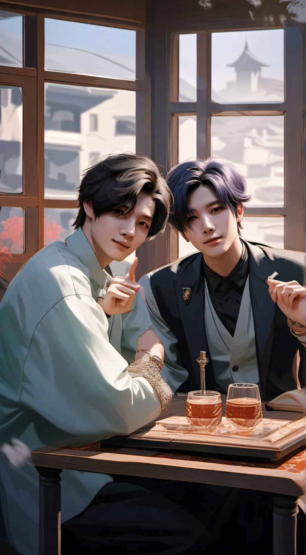 ai character: HeeJake (Enhypen) background