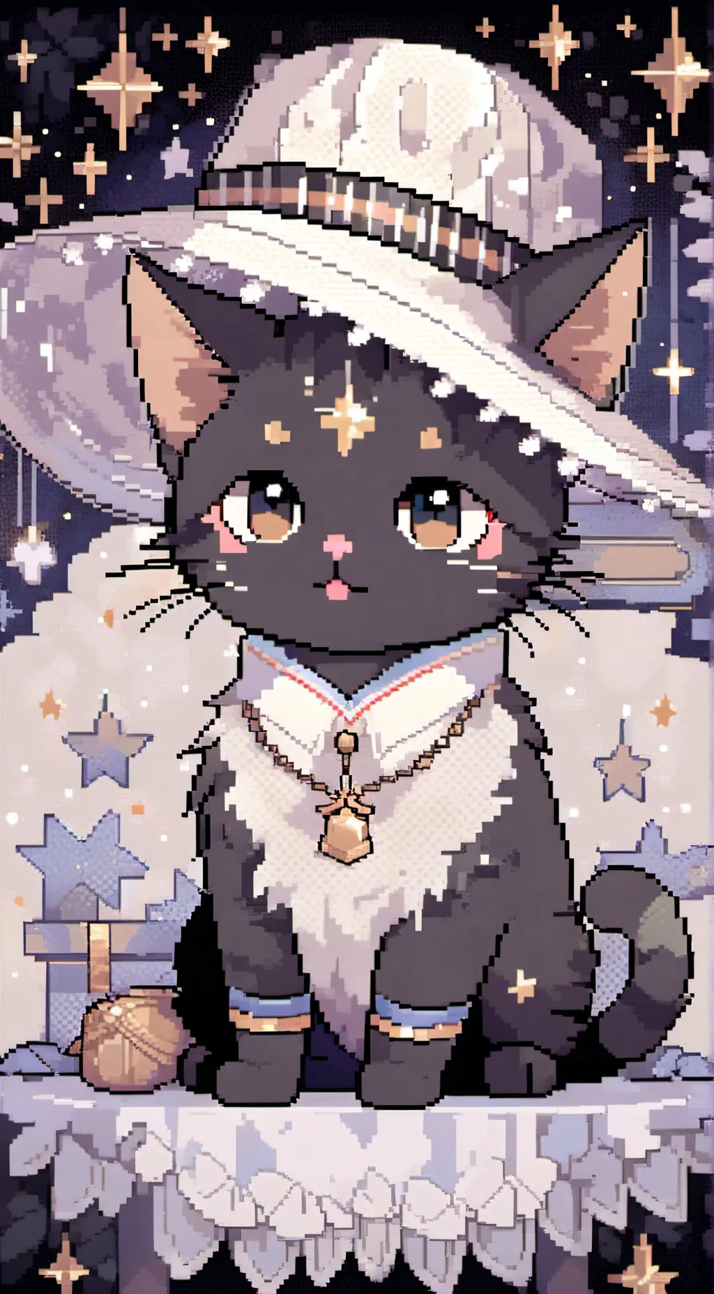 ai character: a silly cat :3 background