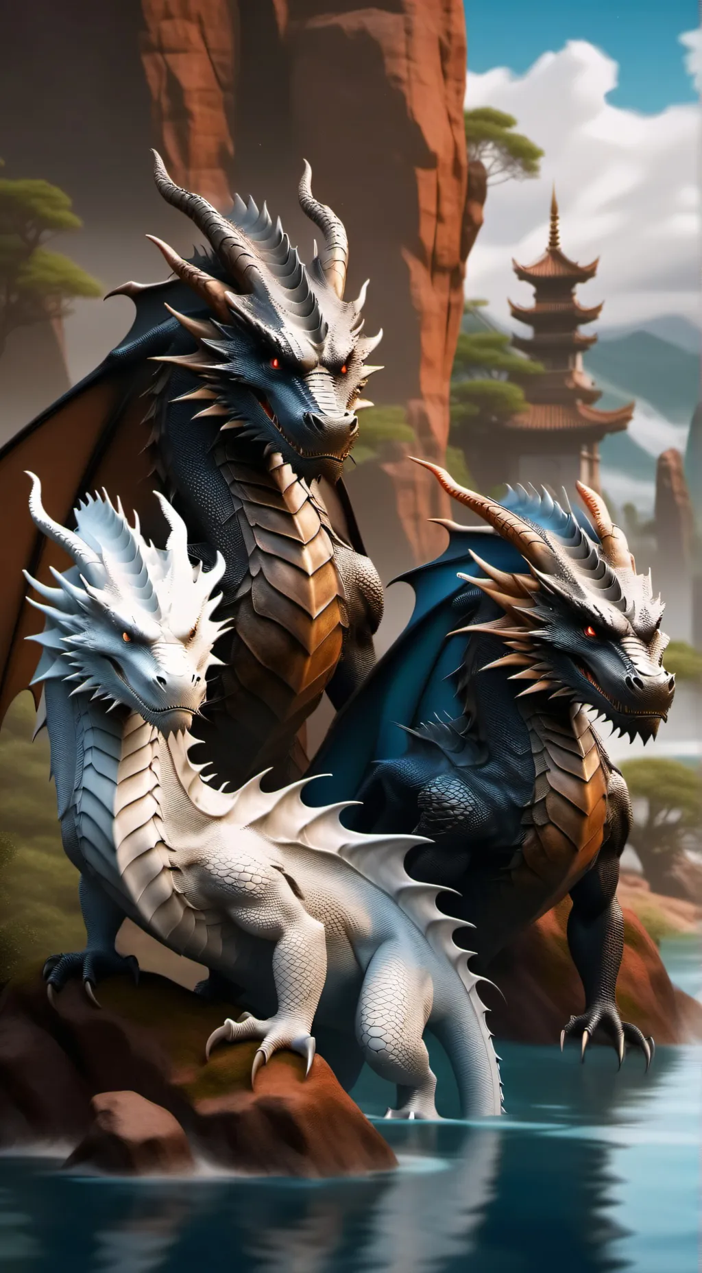 ai character: Dragons background