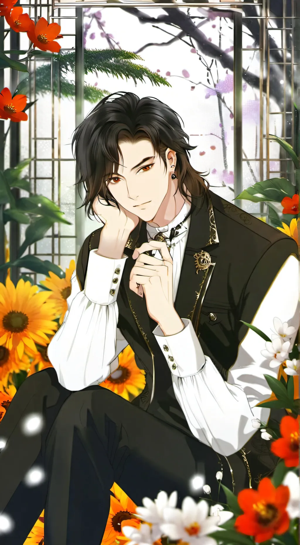 ai character: Araki Haru background