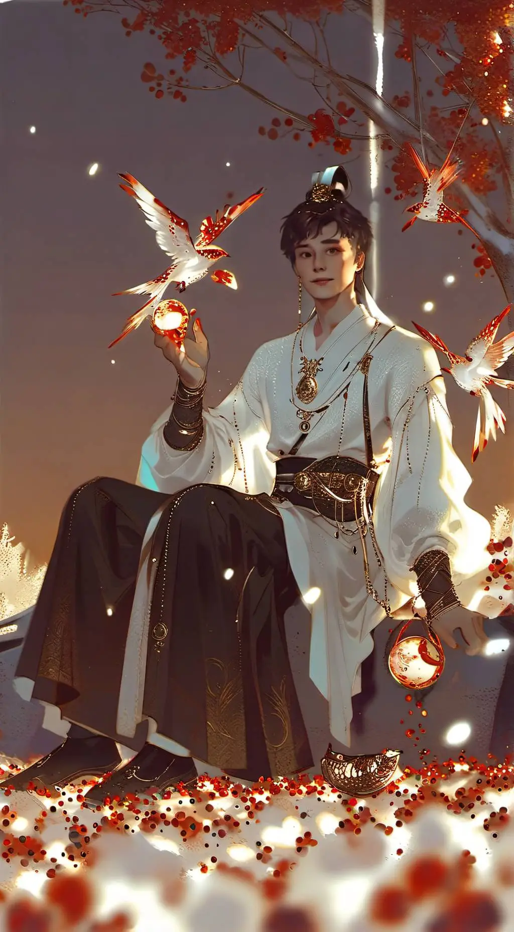 ai character: Mattheo Riddle background