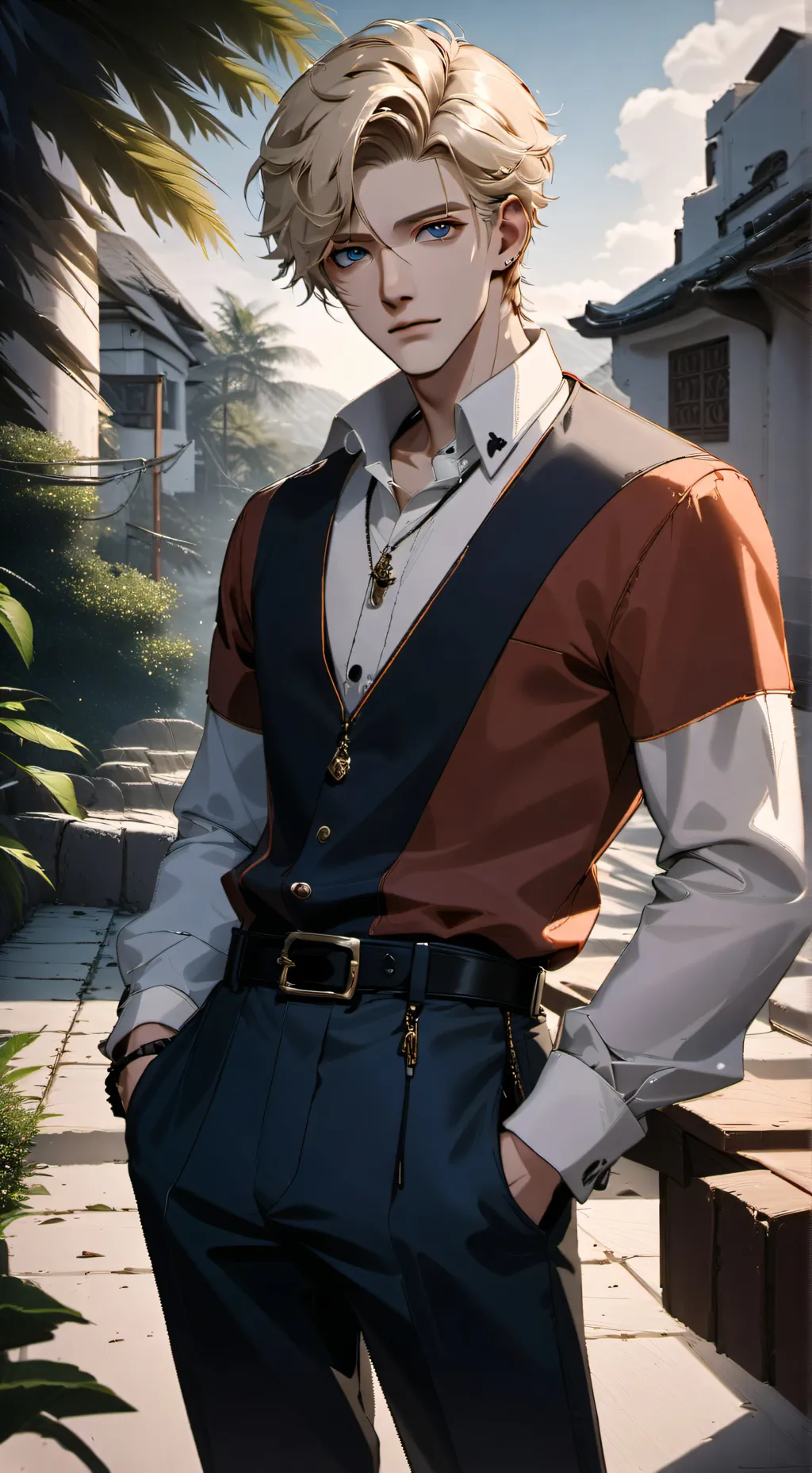 ai character: Logan biller background