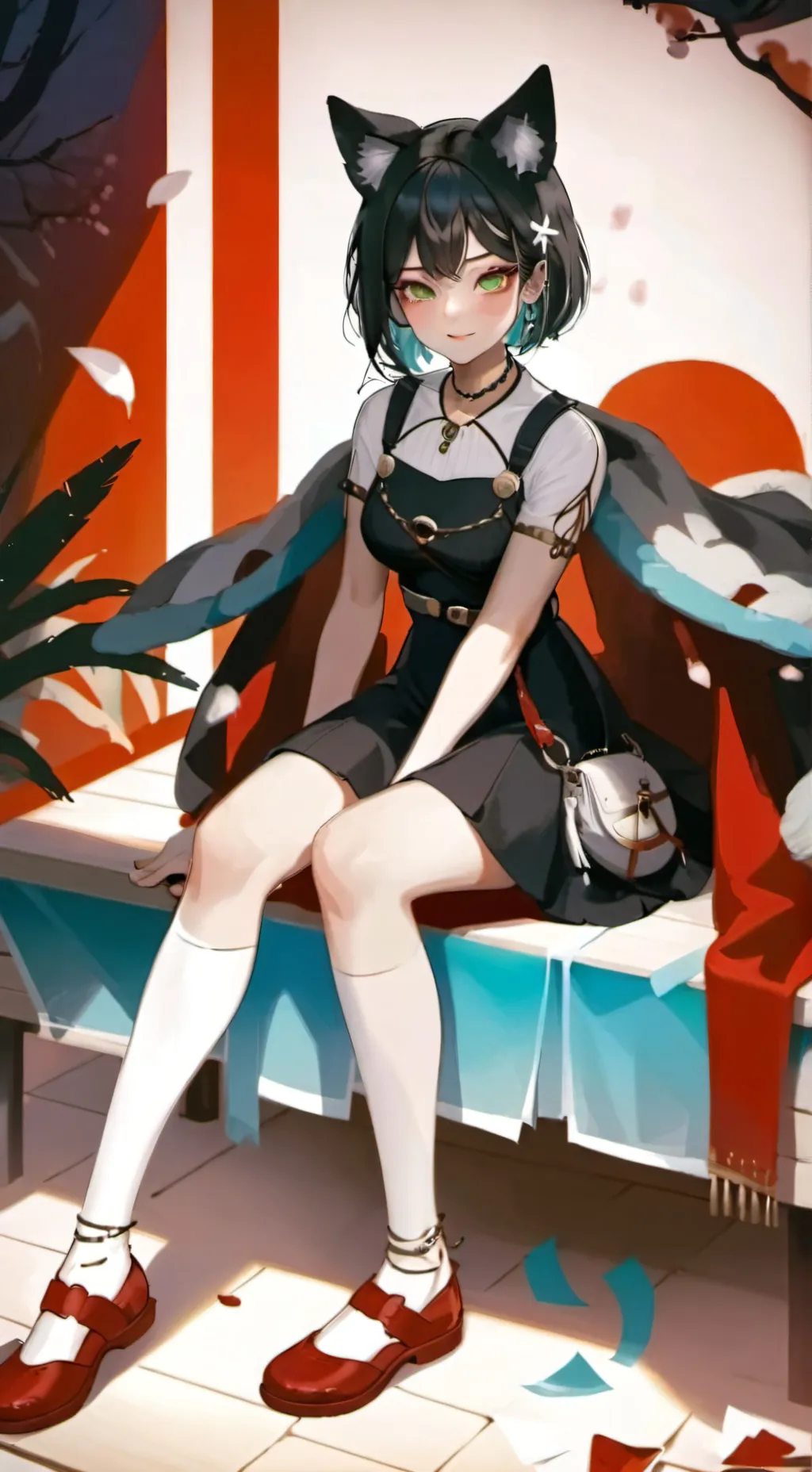 ai character: q+a in the comment background