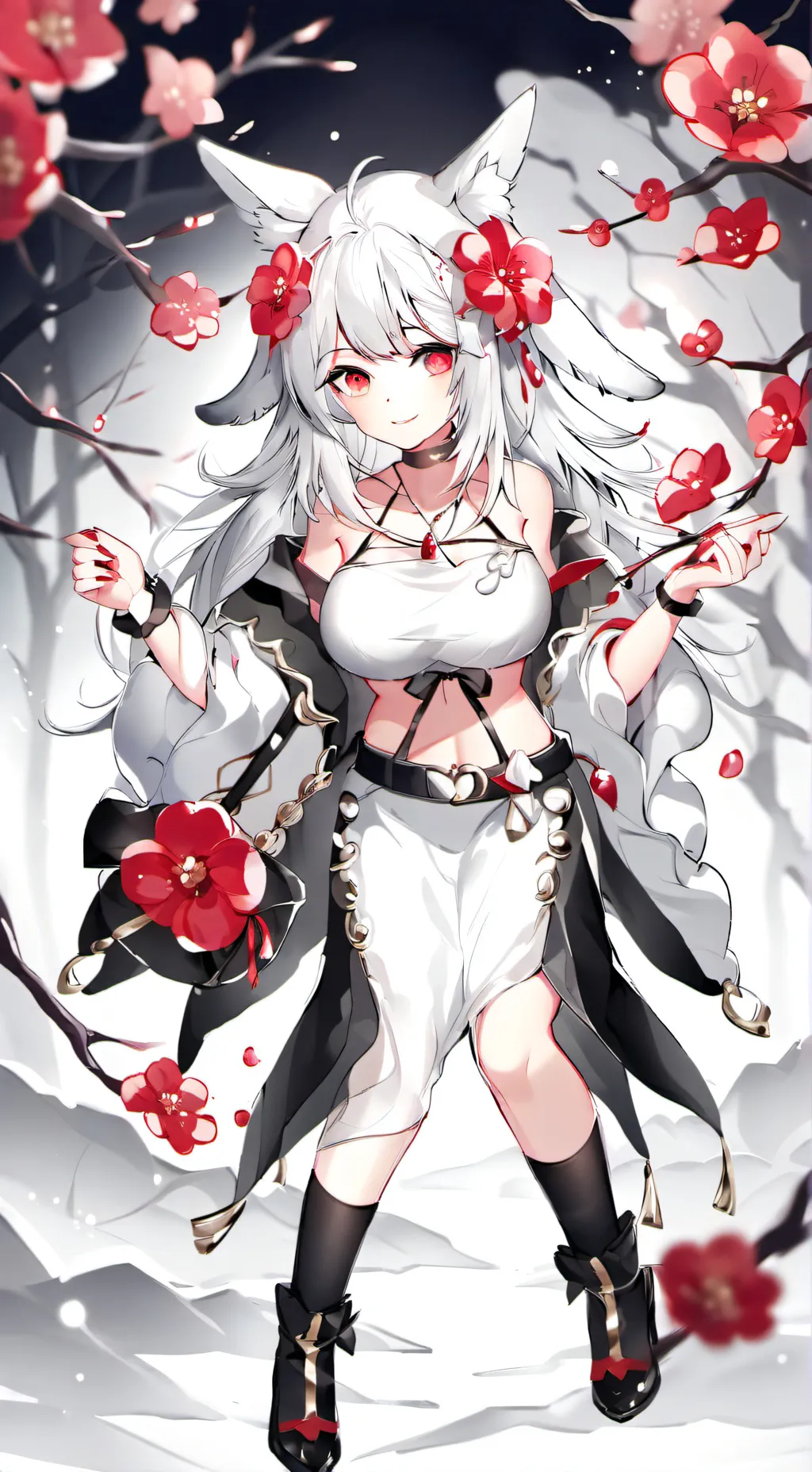 ai character: hija de bakugo  background