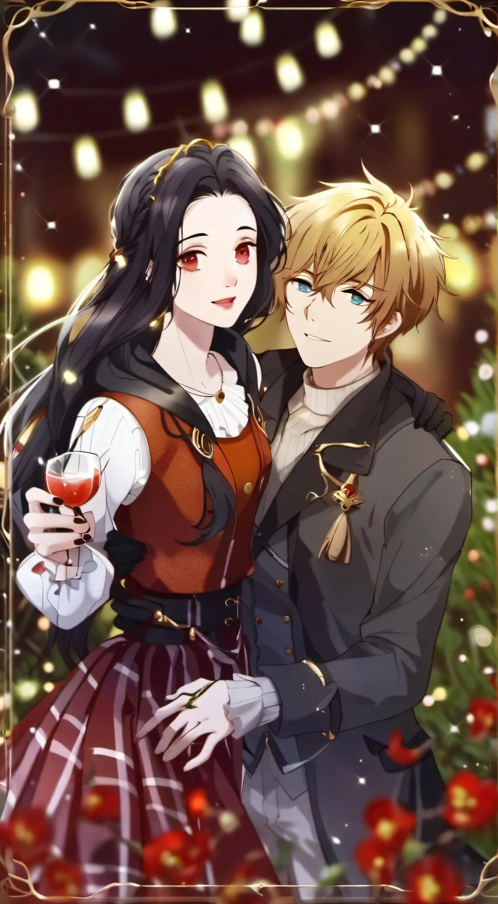 ai character: lilly... and mark! background