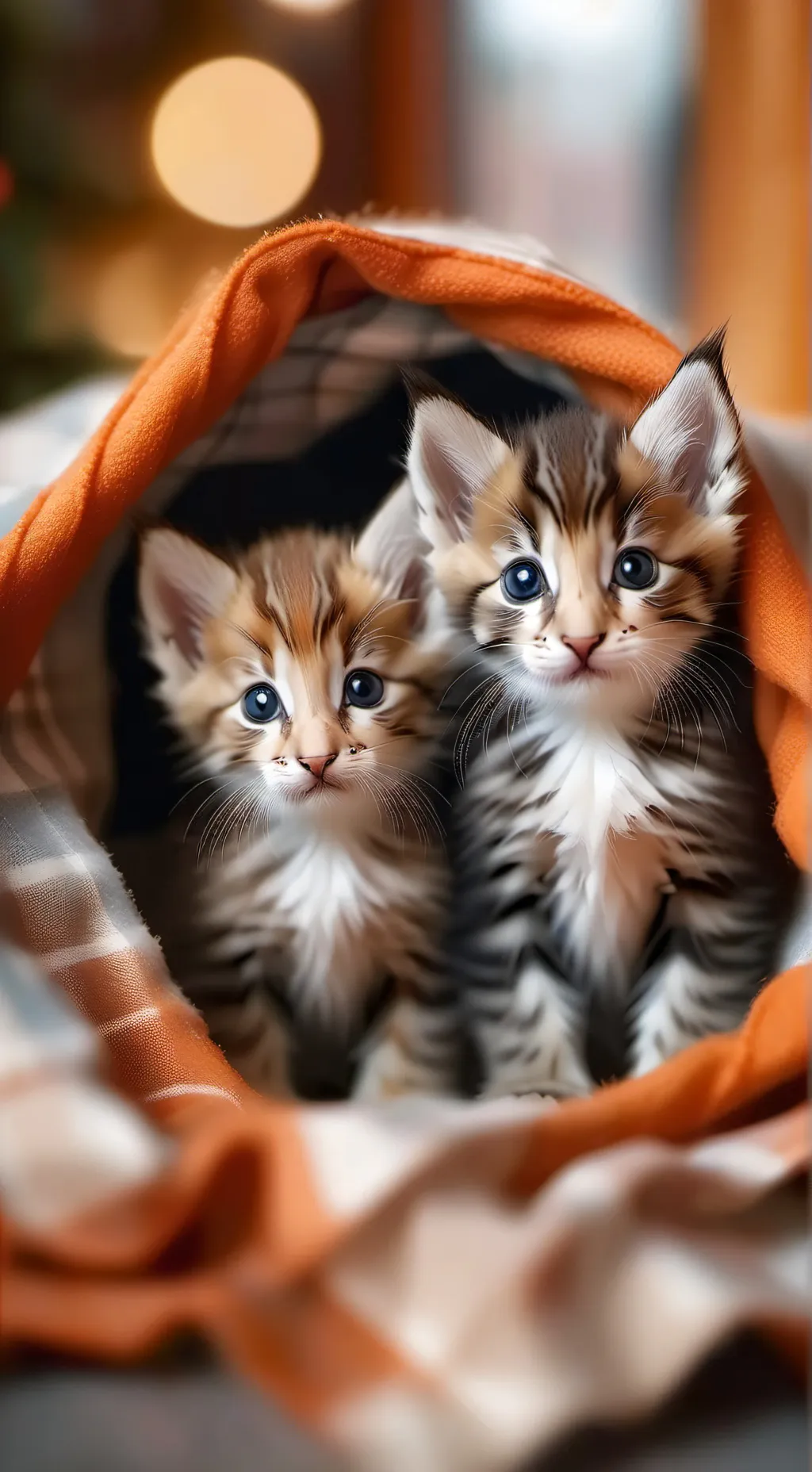 ai character: KITTYS🧡twins background