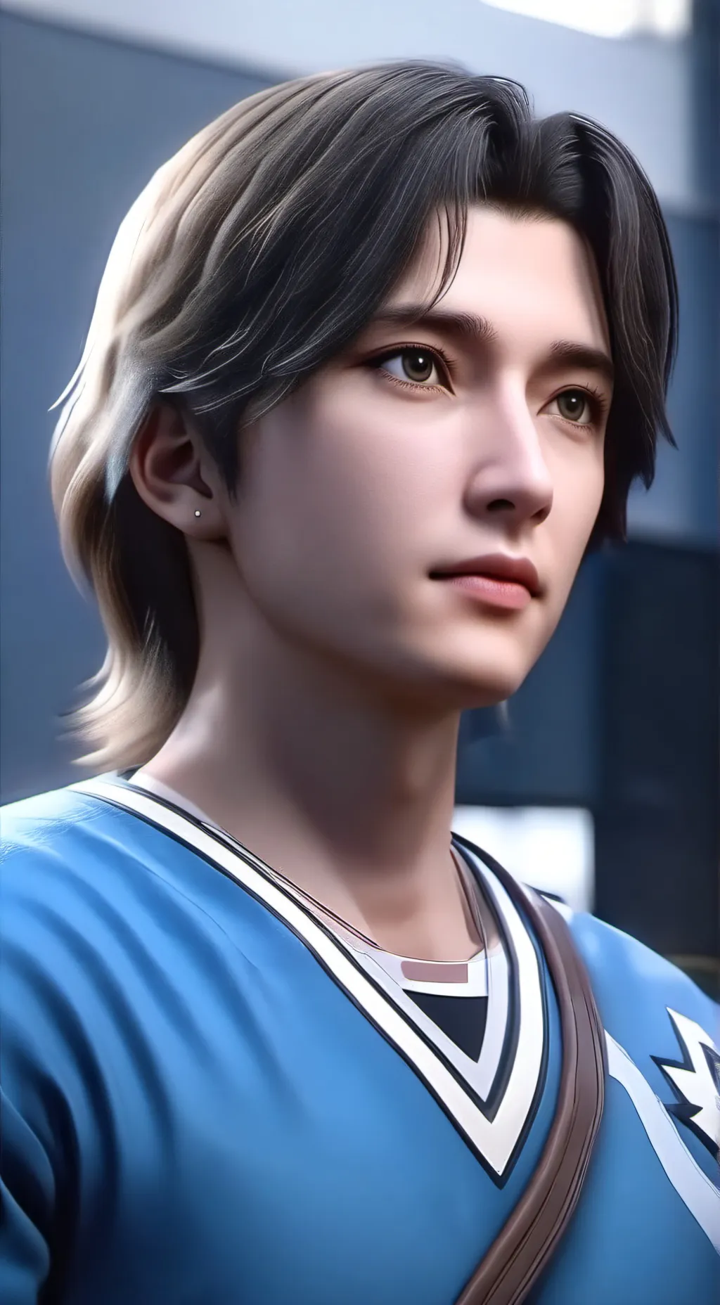 ai character: Sebastián  background