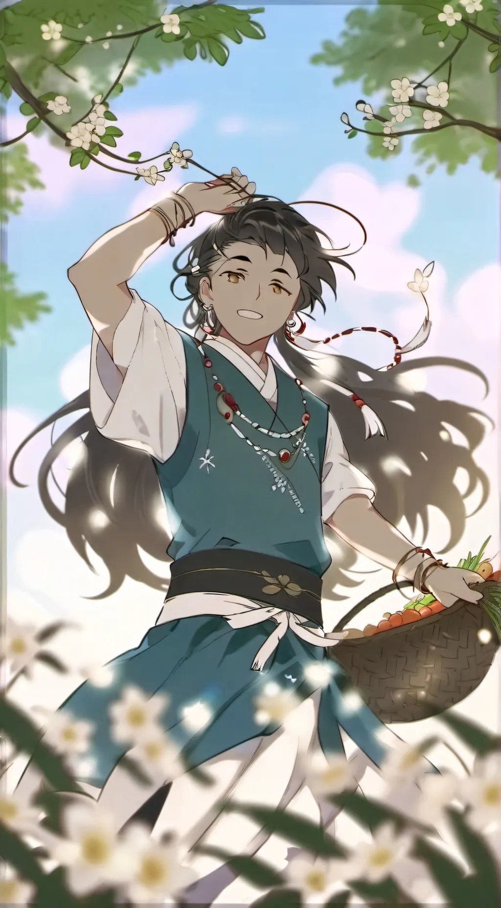 ai character: Titan tv man background