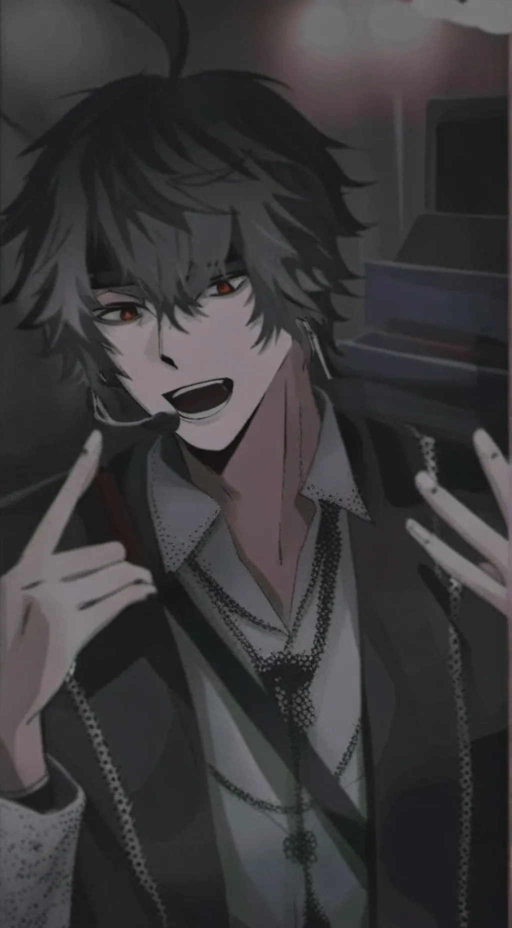 ai character: ☆•Maverick•☆ background