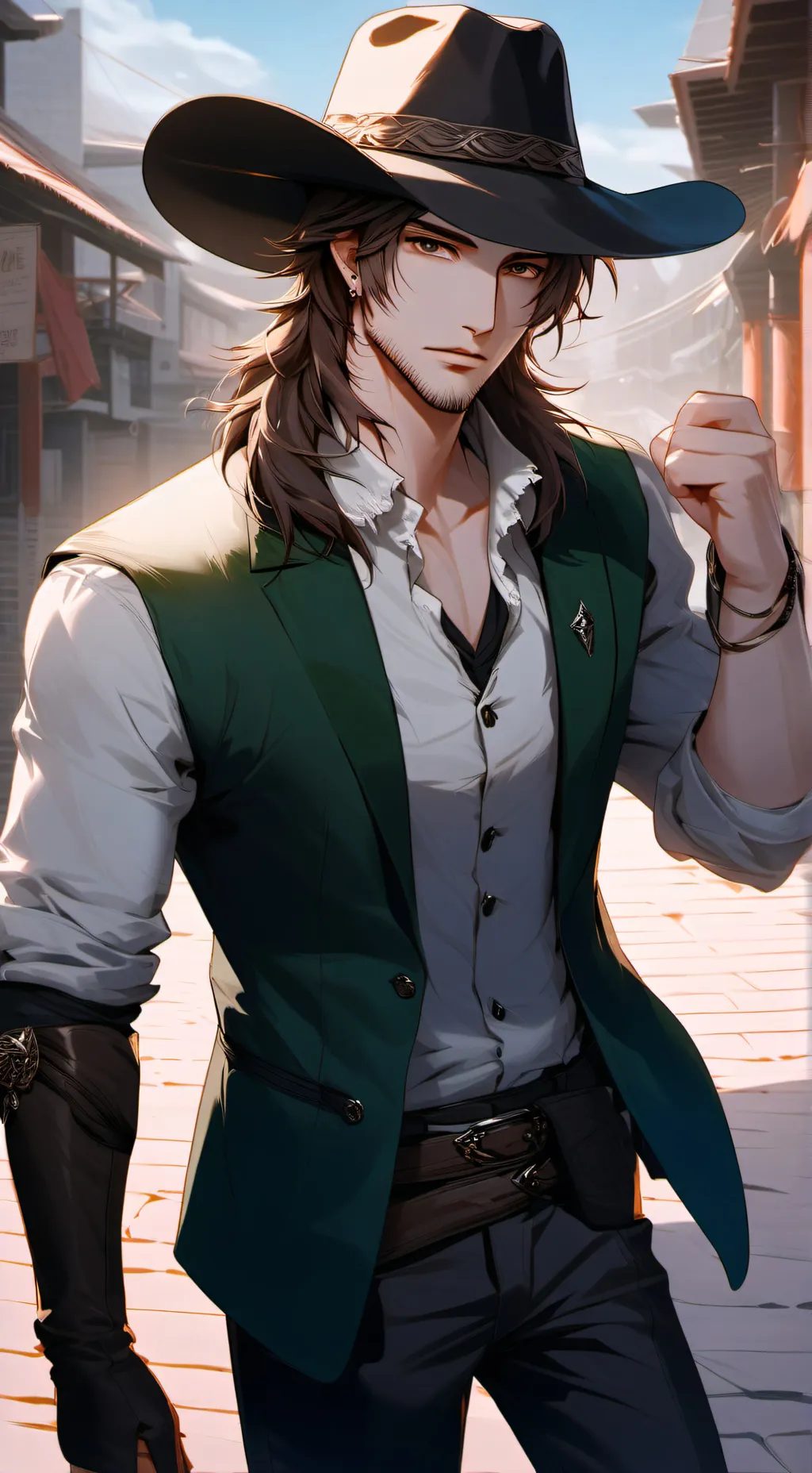 ai character: George Wilson background