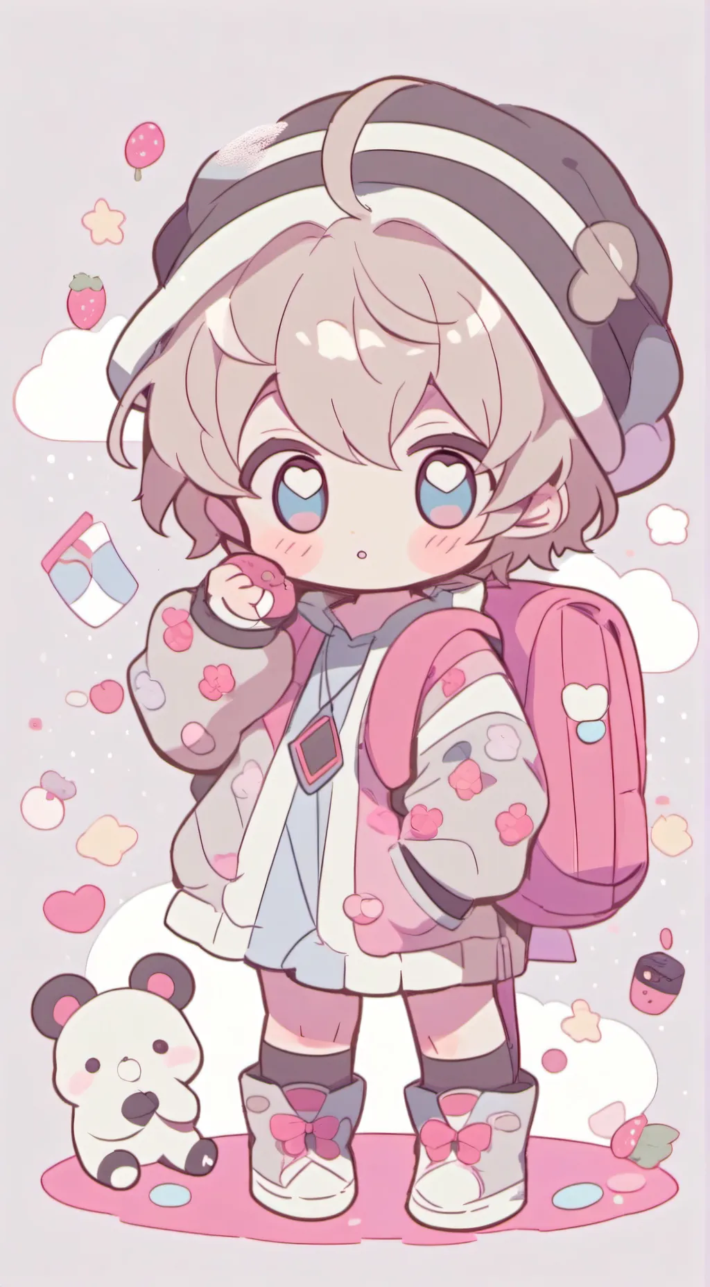 ai character: baby background