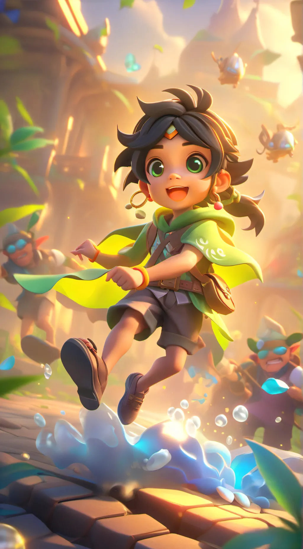 ai character: dandys world  background