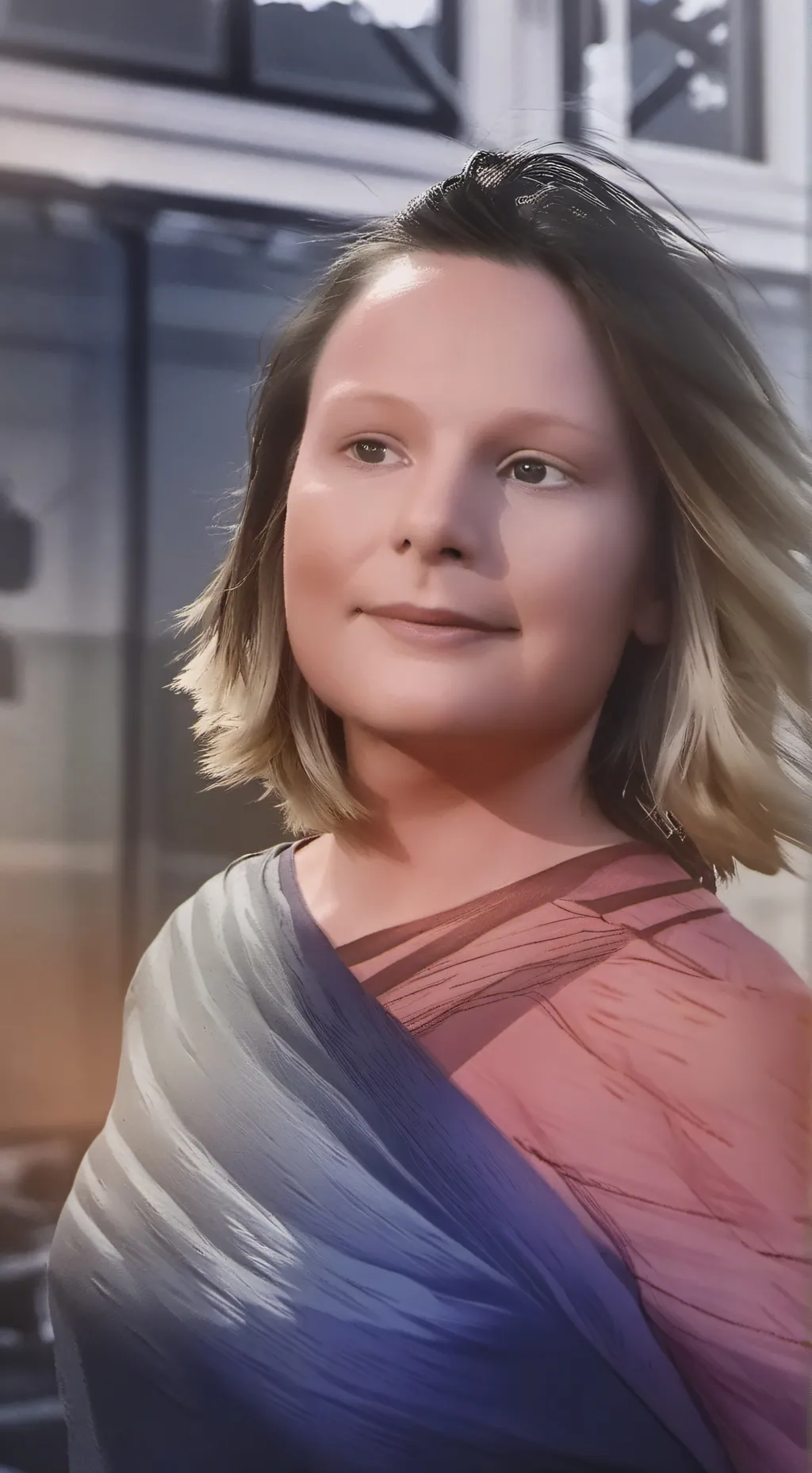 ai character: indigo background