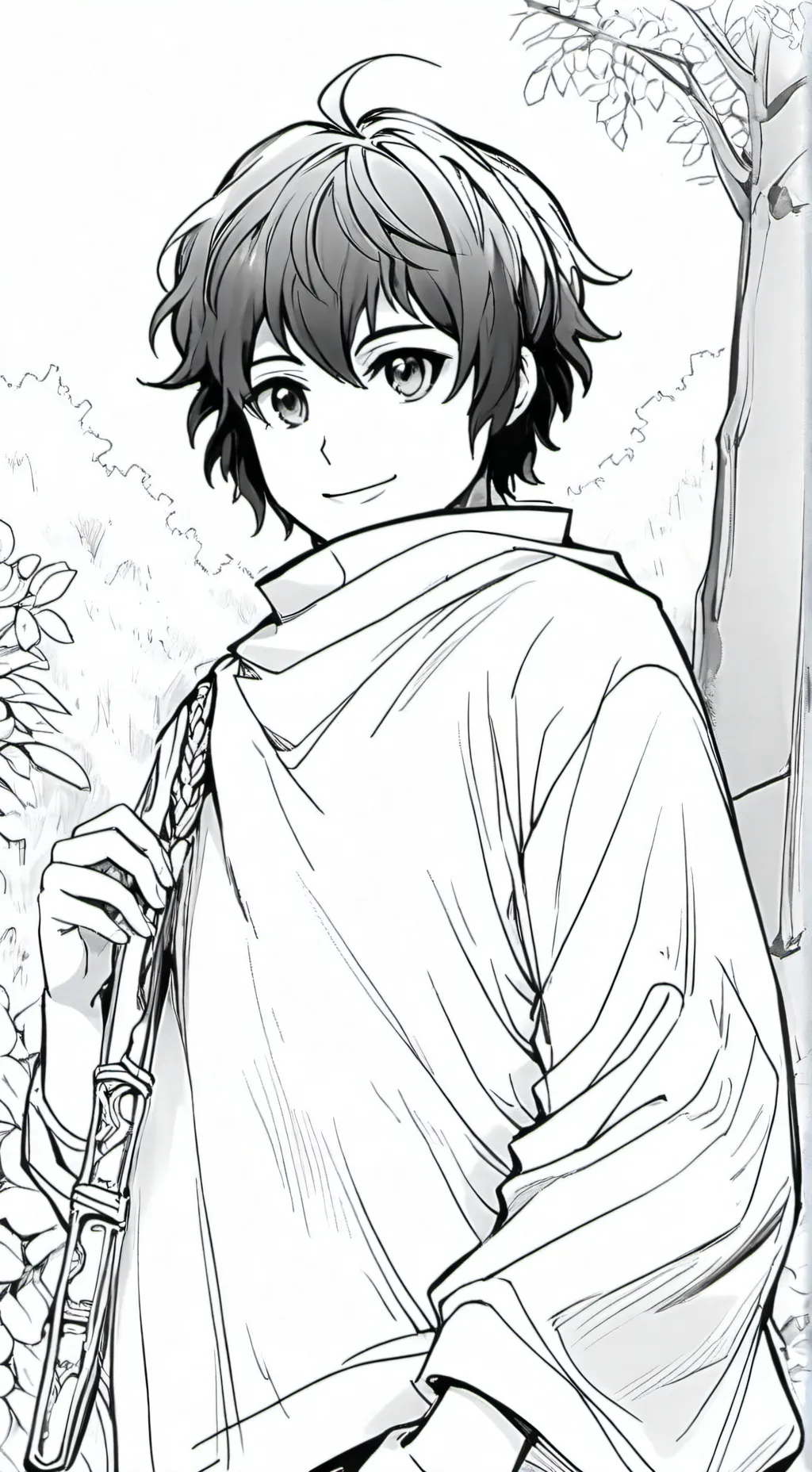 ai character: Nothing  background