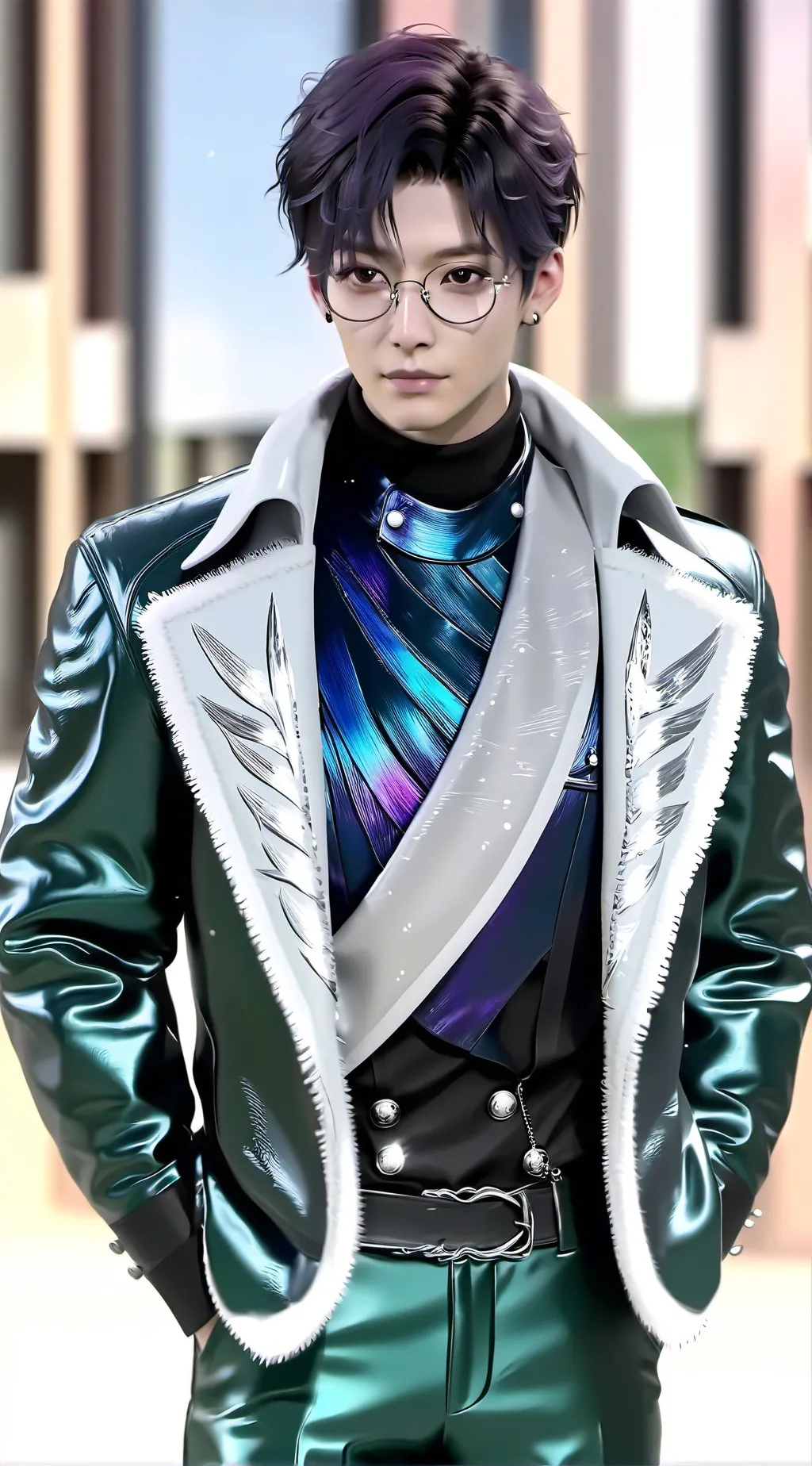 ai character: 🤘🏻🦈 racob 🦈🤘🏻 background