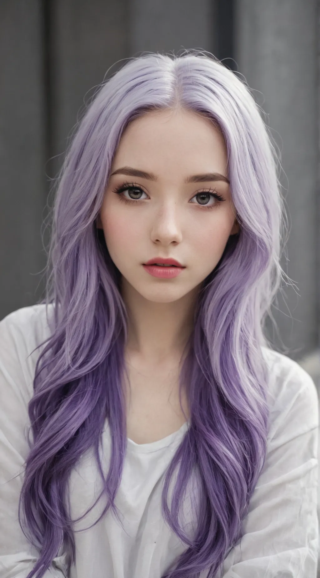 ai character: purple background