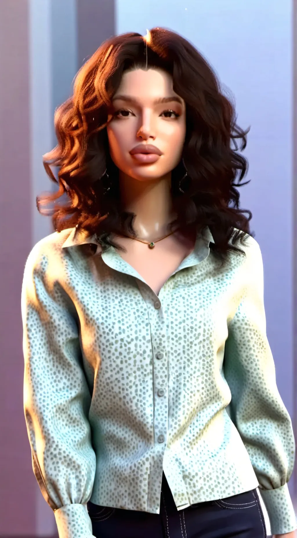 ai character: Sephora  background